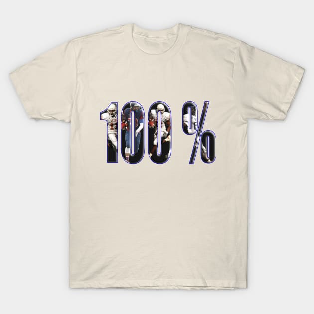 100% Football T-Shirt by GePadeSign